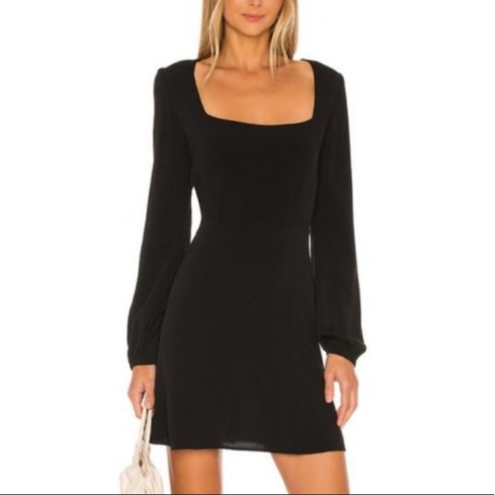 Flynn Skye Black Longsleeve Dress